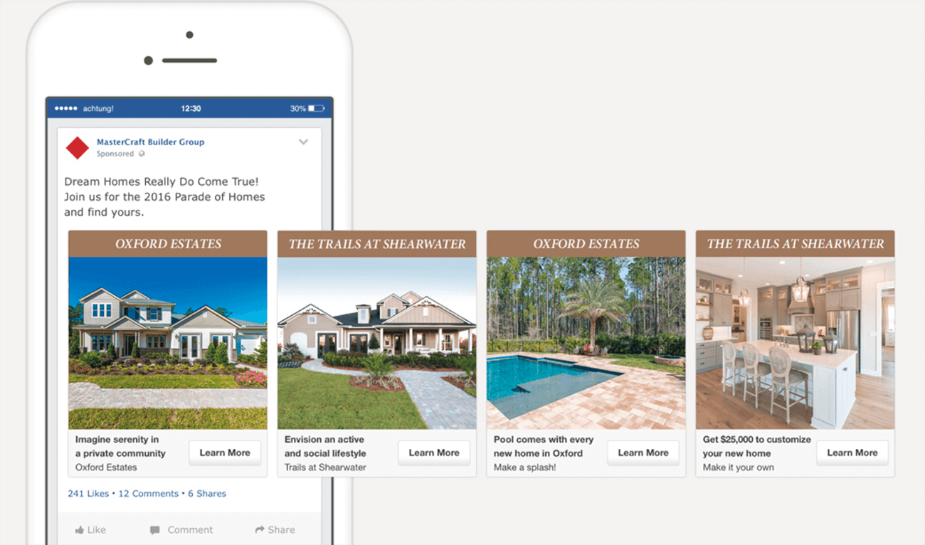 Catálogo de Viviendas en Facebook, tienda de facebook agente inmobiliario, publicar listings en facebook, tienda inmobiliaria en facebook, catálogo de viviendas en meta ads